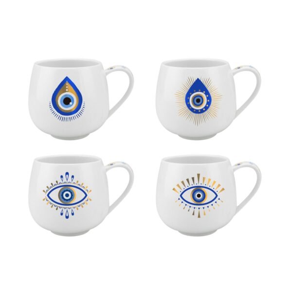 Lot de 4 mugs chance - AULICA