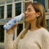 Bouteille isotherme Soft Azure – Élégance bleue pour vos thés et infusions