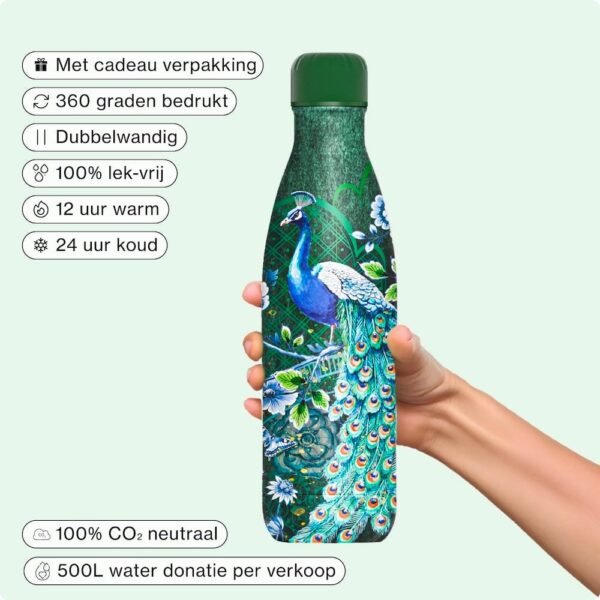 Bouteille isotherme Majestic Green – Nature et élégance au service de vos thés
