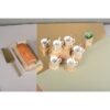 Lot de 6 tasses à café Cancun avec les sous-tasses - AULICA