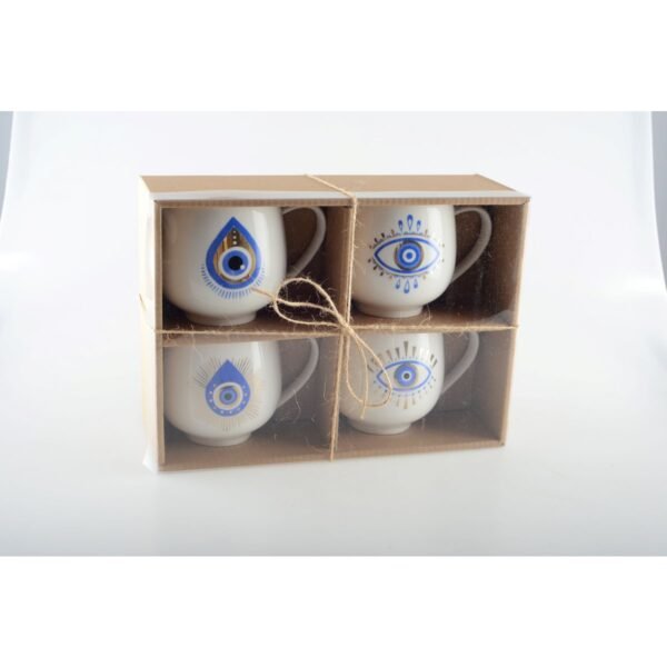 Lot de 4 mugs chance - AULICA