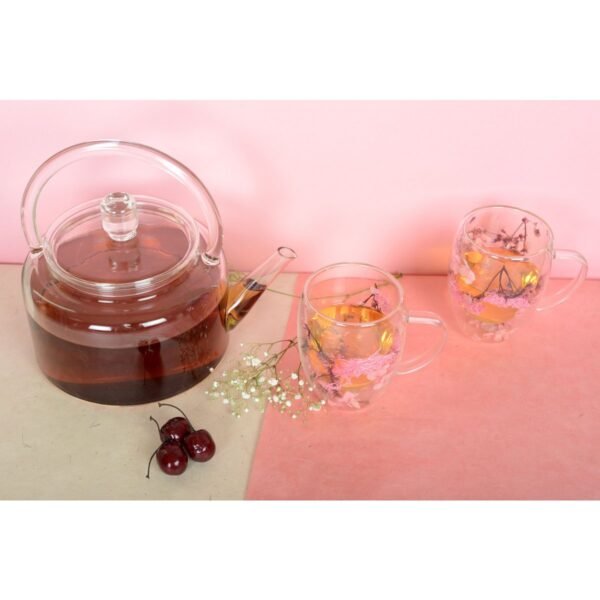 Théière en verre Aulica 2L – Élégance et praticité pour vos moments de thé