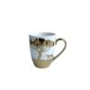 Lot de 4 mugs savane doré Aulica – Élégance et raffinement pour vos moments thé & café
