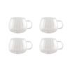 Lot de 4 Tasses à thé - AULICA tasses à thé vague en verre borosilicate