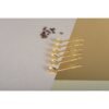 Lot de 6 cuillères à thé feuille dorées - AULICA
